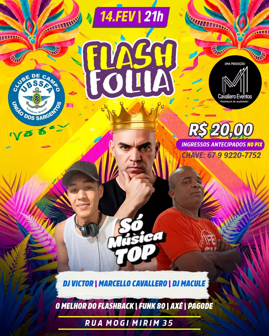 Flash-Back  Folia no Clube de Campo dia 14/02/2026